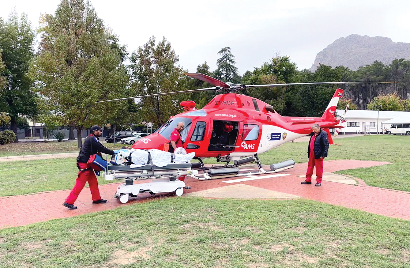 Man na Tygerberg oorgeplaas