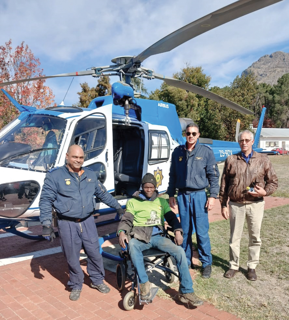 Vermiste man na 8 dae in berg gekry