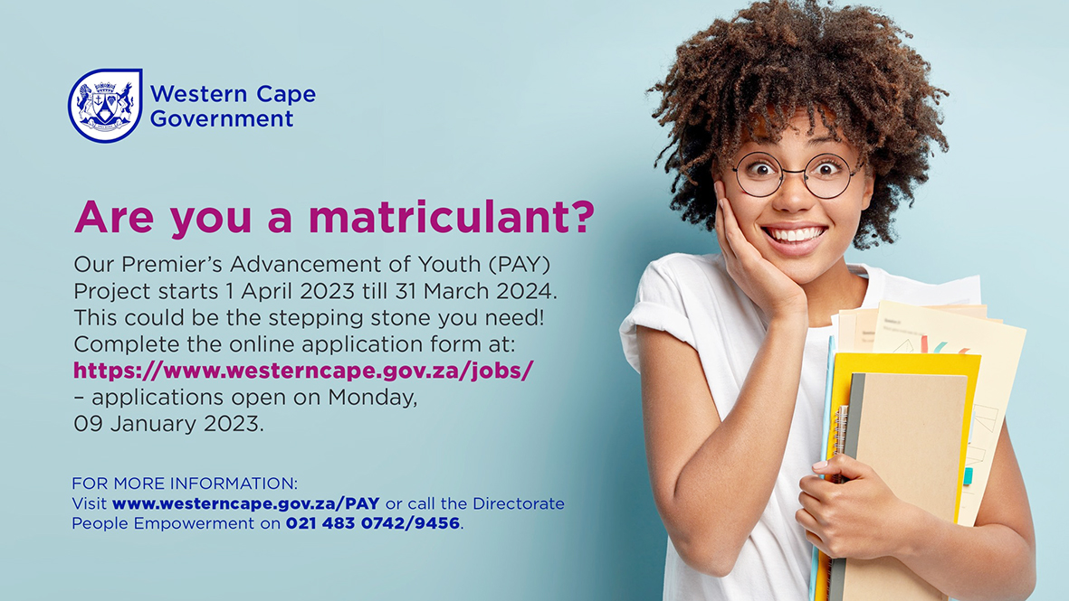 Are you a matriculant?