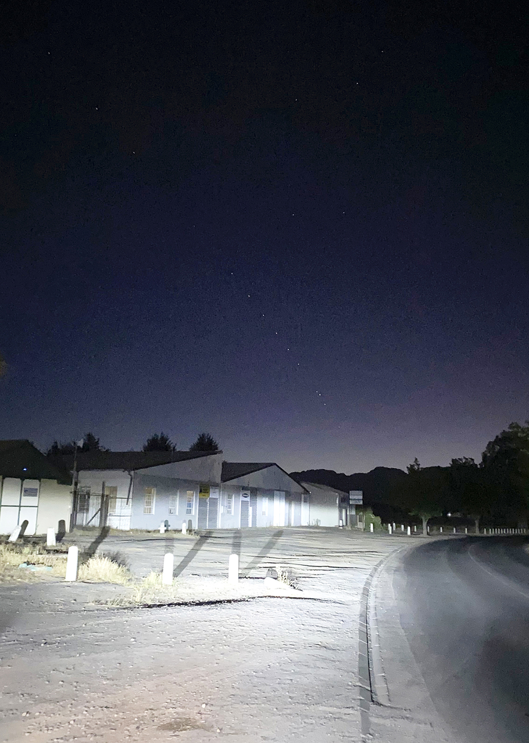 Wie het dié Elon Musk satelliete gesien?